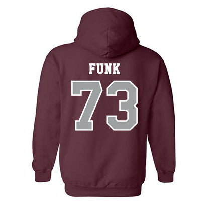 Texas A&M - NCAA Football : Ashton Funk - Classic Shersey Hooded Sweatshirt-1