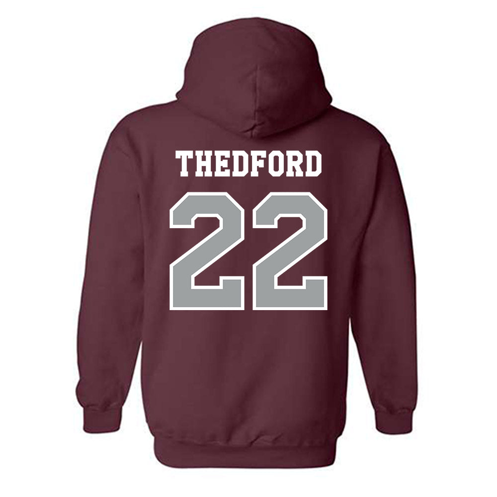 Texas A&M - NCAA Women's Volleyball : Jenna Thedford - Classic Shersey Hooded Sweatshirt-1