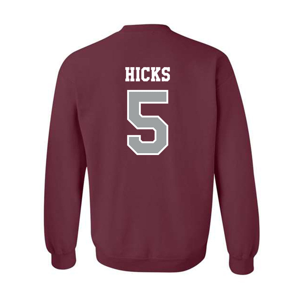 Texas A&M - NCAA Football : DJ Hicks - Classic Shersey Crewneck Sweatshirt-1