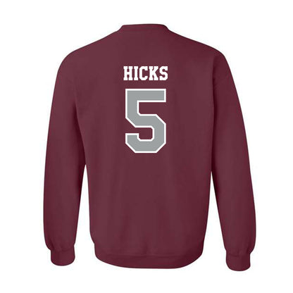 Texas A&M - NCAA Football : DJ Hicks - Classic Shersey Crewneck Sweatshirt-1