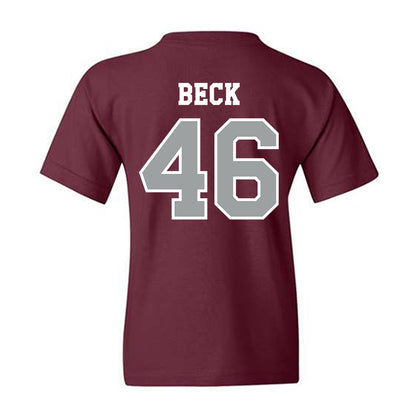 Texas A&M - NCAA Football : Qui Beck - Classic Shersey Youth T-Shirt-1