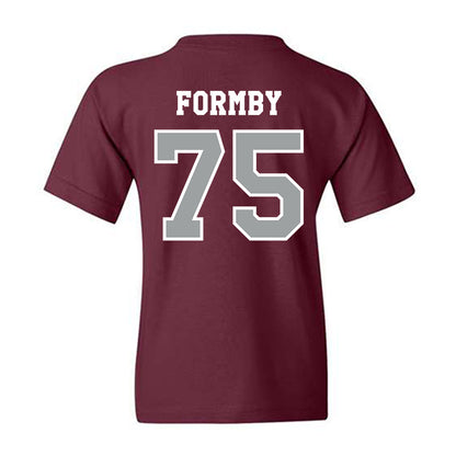 Texas A&M - NCAA Football : Wilkin Formby - Classic Shersey Youth T-Shirt-1
