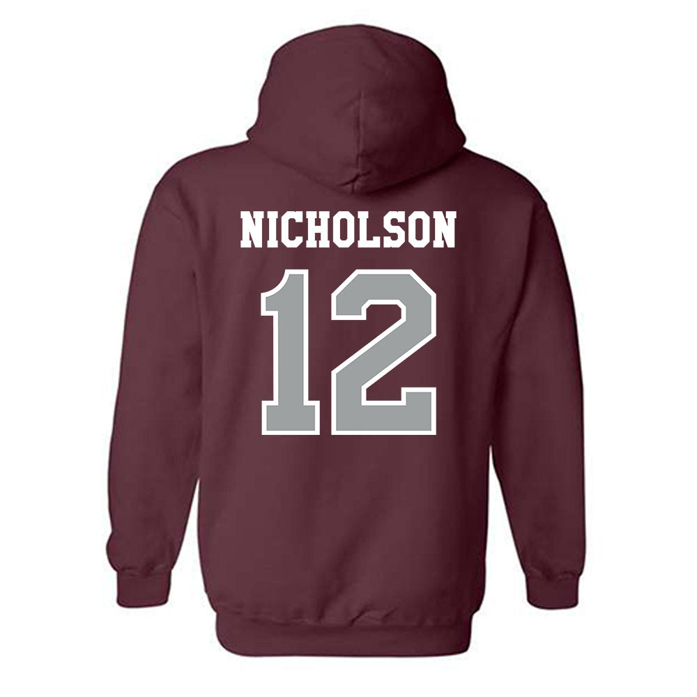 Texas A&M - NCAA Women's Volleyball : Lily Nicholson - Classic Shersey Hooded Sweatshirt-1