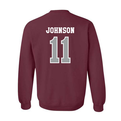 Texas A&M - NCAA Football : Kelshaun Johnson - Classic Shersey Crewneck Sweatshirt-1