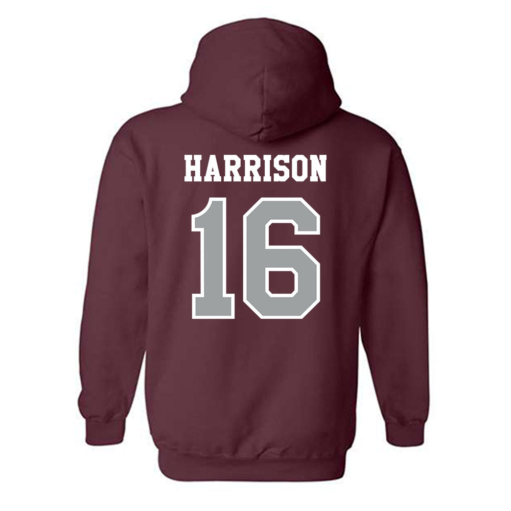 Texas A&M - NCAA Baseball : Bear Harrison - Classic Shersey Hooded Sweatshirt-1