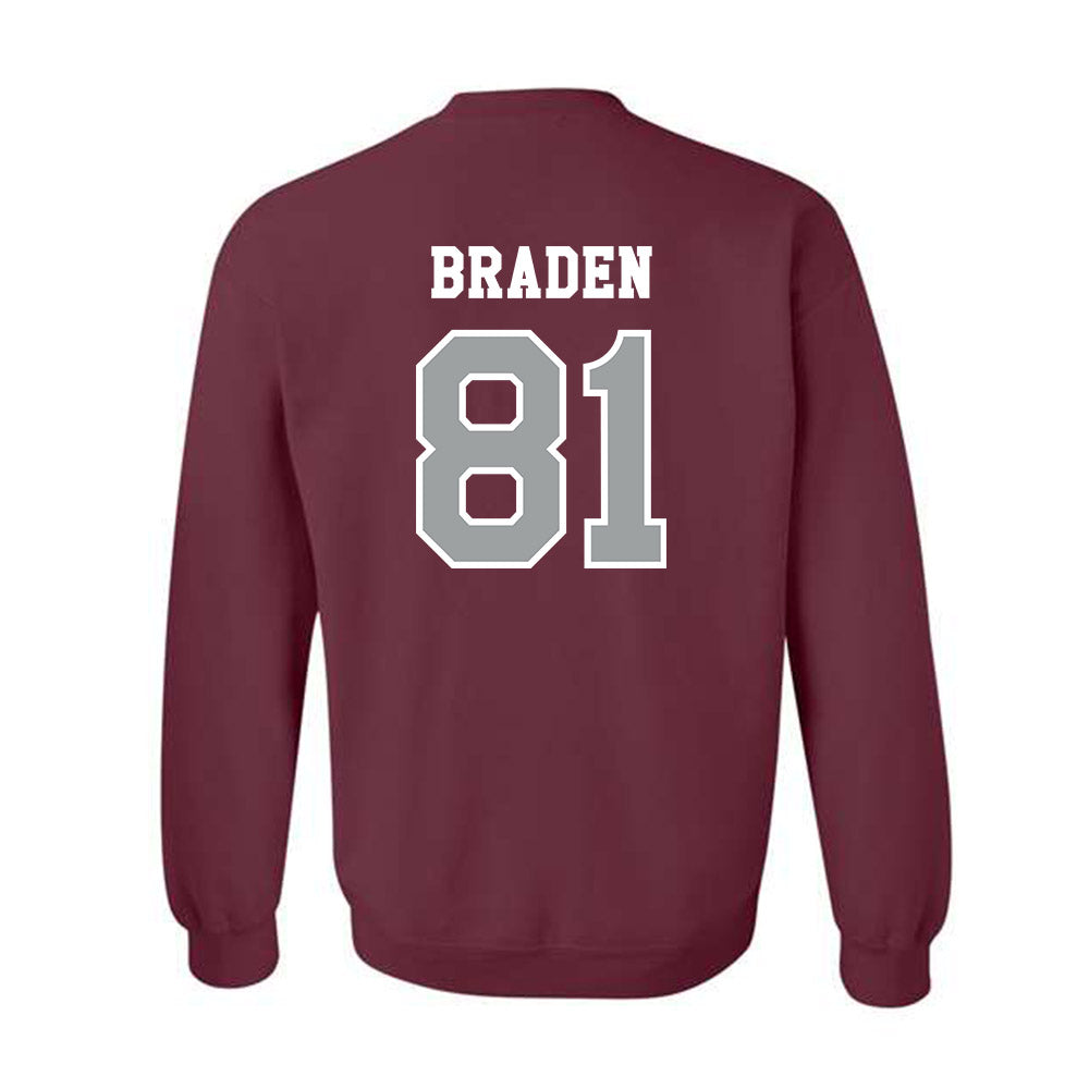 Texas A&M - NCAA Football : Luke Braden - Classic Shersey Crewneck Sweatshirt-1