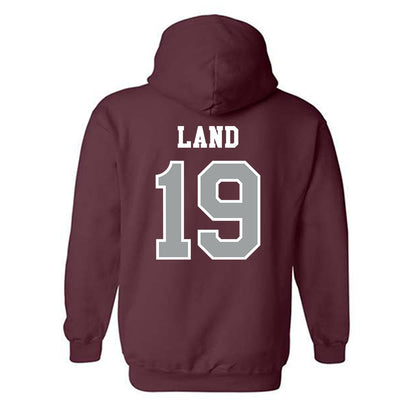 Texas A&M - NCAA Football : Paxton Land - Classic Shersey Hooded Sweatshirt-1