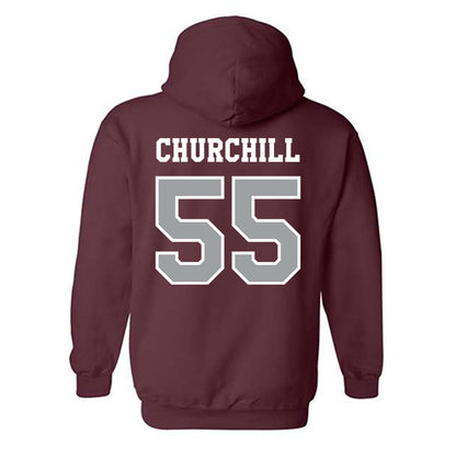 Texas A&M - NCAA Women's Soccer : Ireland Churchill - Classic Shersey Hooded Sweatshirt-1