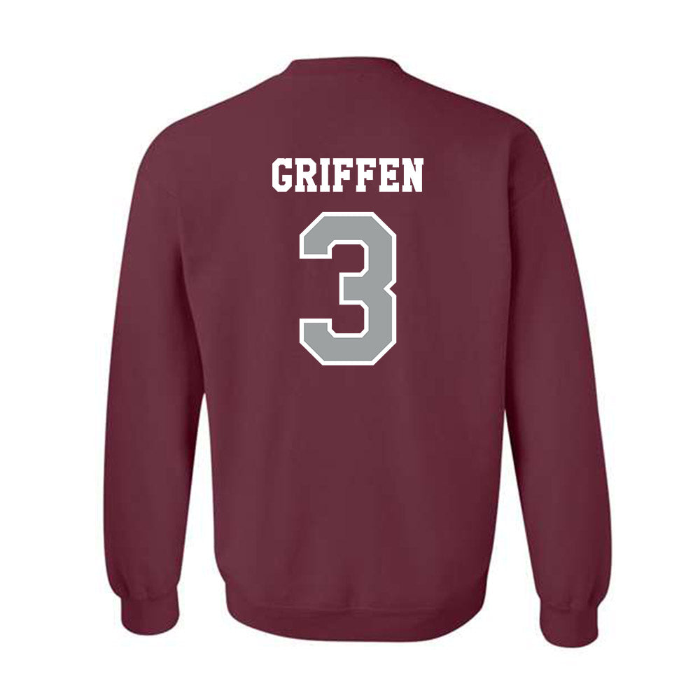 Texas A&M - NCAA Men's Basketball : Rylan Griffen - Classic Shersey Crewneck Sweatshirt-1