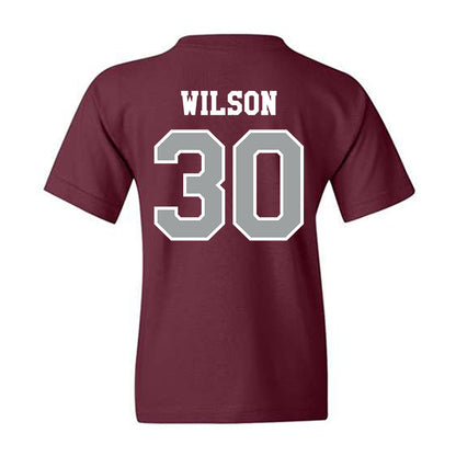 Texas A&M - NCAA Baseball : Kaiden Wilson - Classic Shersey Youth T-Shirt-1