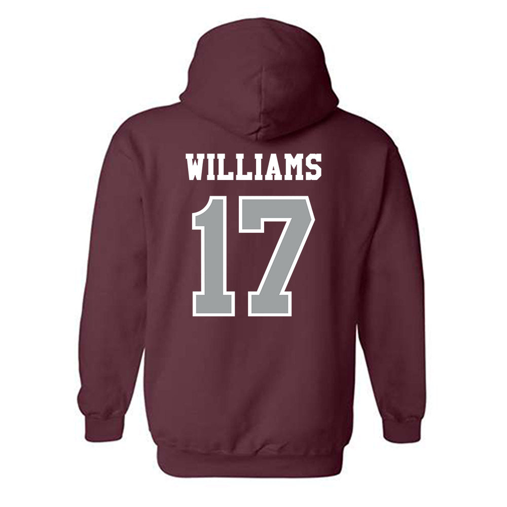 Texas A&M - NCAA Football : Madden Williams - Classic Shersey Hooded Sweatshirt-1