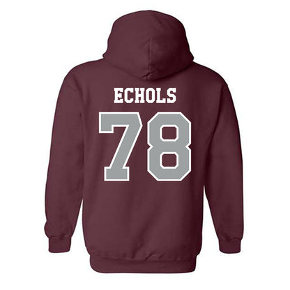 Texas A&M - NCAA Football : Coen Echols - Classic Shersey Hooded Sweatshirt-1