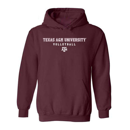 Texas A&M - NCAA Women's Volleyball : Jenna Thedford - Classic Shersey Hooded Sweatshirt-0