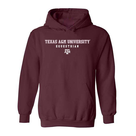 Texas A&M - NCAA Equestrian : Logan Thomas - Classic Shersey Hooded Sweatshirt-0