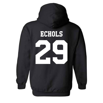 Texas A&M - NCAA Football : Justin Echols - Classic Shersey Hooded Sweatshirt-1
