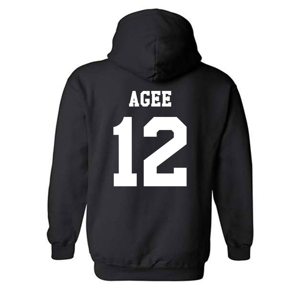 Texas A&M - NCAA Men's Basketball : Rashaun Agee - Classic Shersey Hooded Sweatshirt-1
