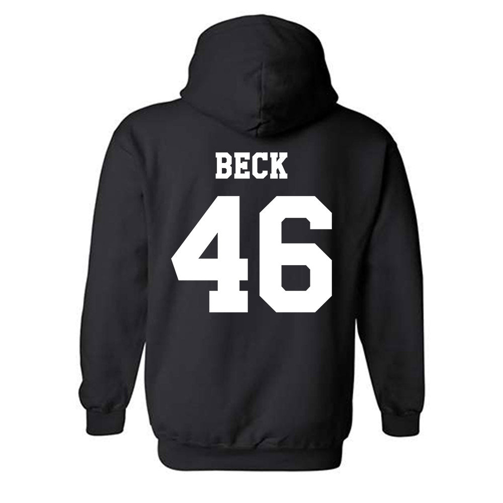 Texas A&M - NCAA Football : Qui Beck - Classic Shersey Hooded Sweatshirt-1