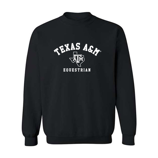 Texas A&M - NCAA Equestrian : Avery Deyoung - Classic Shersey Crewneck Sweatshirt-0