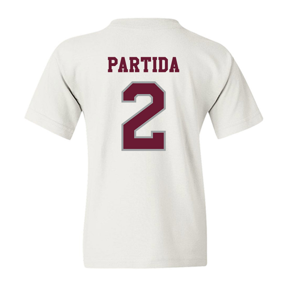 Texas A&M - NCAA Baseball : Nico Partida - Classic Shersey Youth T-Shirt-1