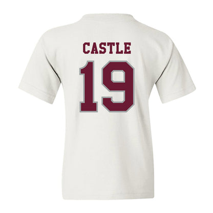 Texas A&M - NCAA Women's Volleyball : Kaia Castle - Classic Shersey Youth T-Shirt-1