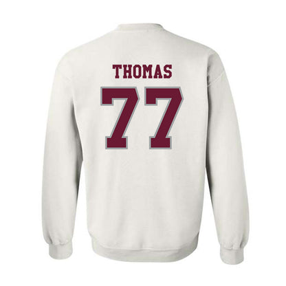 Texas A&M - NCAA Football : Tyler Thomas - Classic Shersey Crewneck Sweatshirt-1