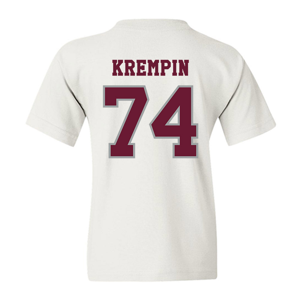 Texas A&M - NCAA Football : Zaden Krempin - Classic Shersey Youth T-Shirt-1