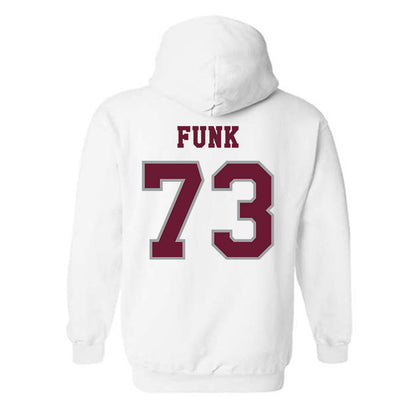 Texas A&M - NCAA Football : Ashton Funk - Classic Shersey Hooded Sweatshirt-1