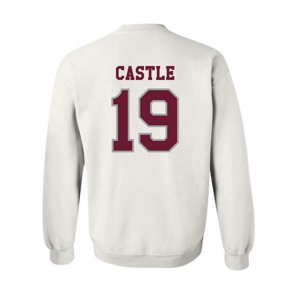 Texas A&M - NCAA Women's Volleyball : Kaia Castle - Classic Shersey Crewneck Sweatshirt-1