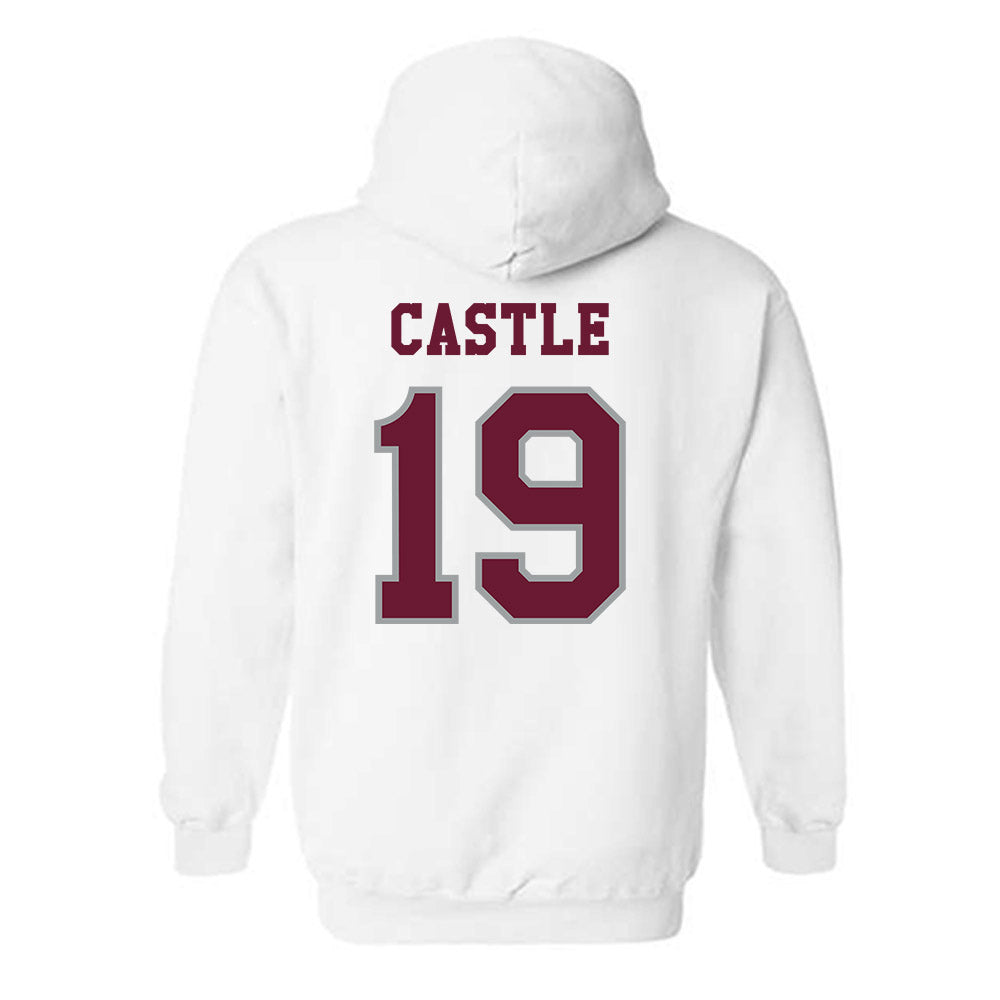Texas A&M - NCAA Women's Volleyball : Kaia Castle - Classic Shersey Hooded Sweatshirt-1