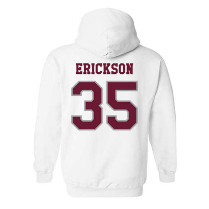Texas A&M - NCAA Baseball : Sam Erickson - Classic Shersey Hooded Sweatshirt-1