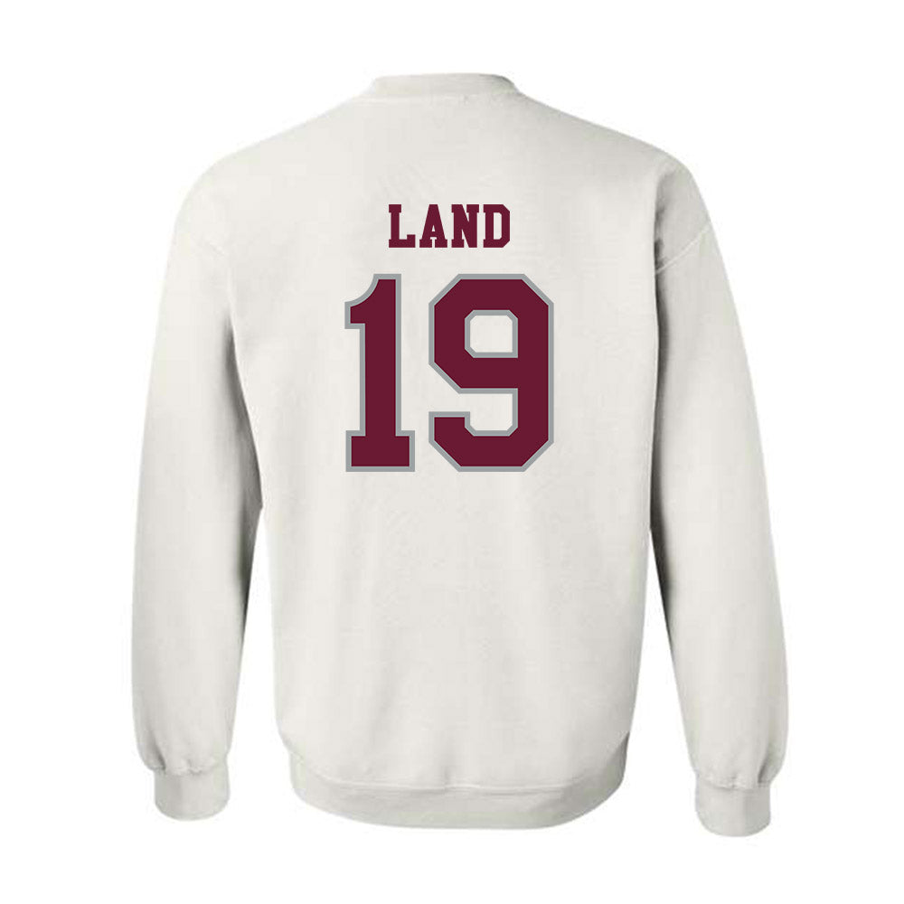Texas A&M - NCAA Football : Paxton Land - Classic Shersey Crewneck Sweatshirt-1