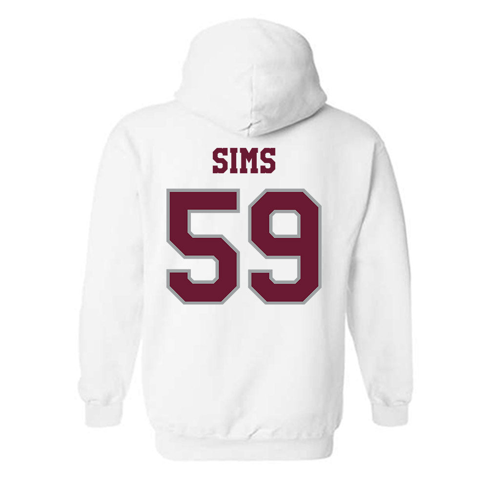 Texas A&M - NCAA Football : Chace Sims - Classic Shersey Hooded Sweatshirt-1