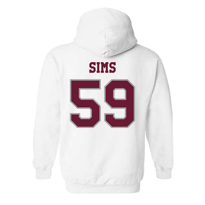 Texas A&M - NCAA Football : Chace Sims - Classic Shersey Hooded Sweatshirt-1