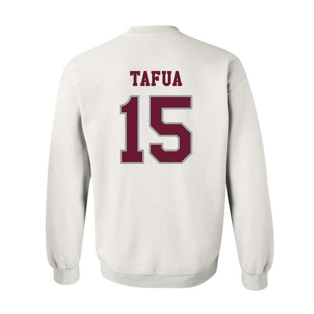 Texas A&M - NCAA Football : Caleb Tafua - Classic Shersey Crewneck Sweatshirt-1