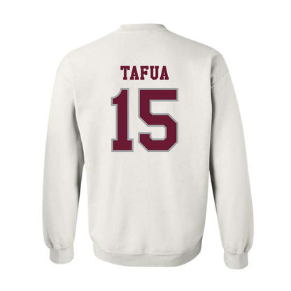 Texas A&M - NCAA Football : Caleb Tafua - Classic Shersey Crewneck Sweatshirt-1