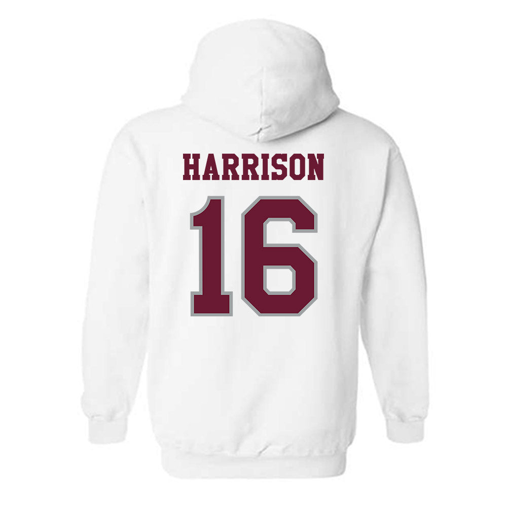 Texas A&M - NCAA Baseball : Connor Harrison - Classic Shersey Hooded Sweatshirt-1