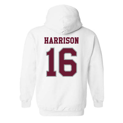 Texas A&M - NCAA Baseball : Connor Harrison - Classic Shersey Hooded Sweatshirt-1