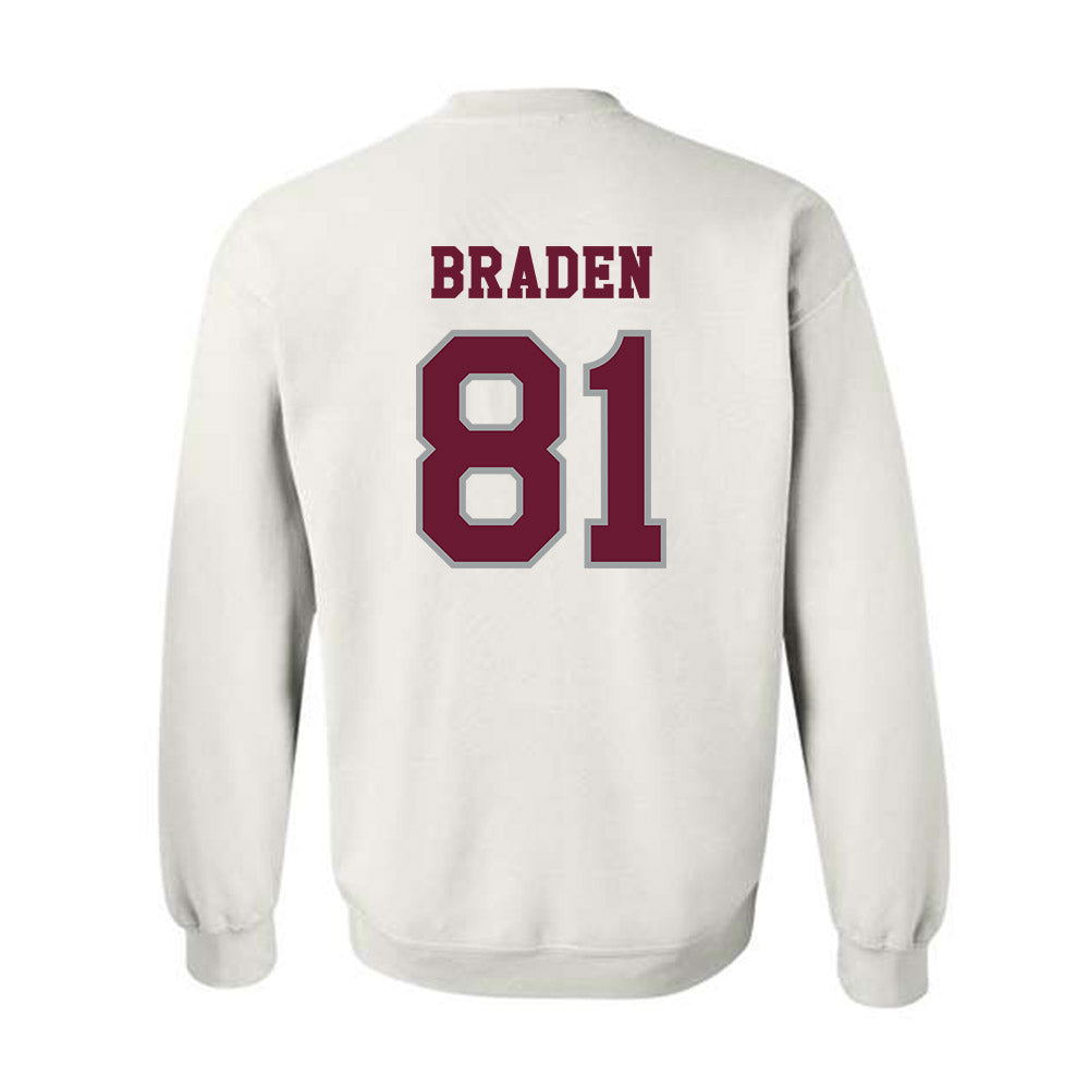 Texas A&M - NCAA Football : Luke Braden - Classic Shersey Crewneck Sweatshirt-1