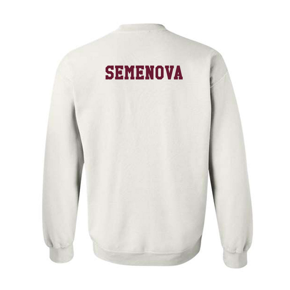 Texas A&M - Dance Team : Alisa Semenova - Classic Shersey Crewneck Sweatshirt-1