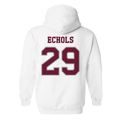Texas A&M - NCAA Football : Justin Echols - Classic Shersey Hooded Sweatshirt-1
