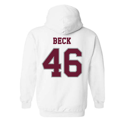 Texas A&M - NCAA Football : Qui Beck - Classic Shersey Hooded Sweatshirt-1
