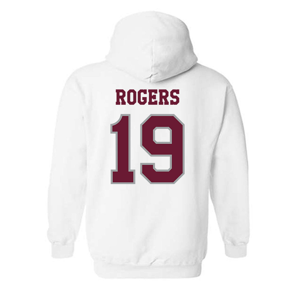 Texas A&M - NCAA Football : Bravion Rogers - Classic Shersey Hooded Sweatshirt-1