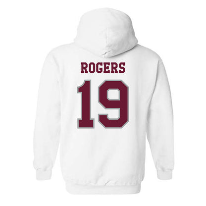 Texas A&M - NCAA Football : Bravion Rogers - Classic Shersey Hooded Sweatshirt-1