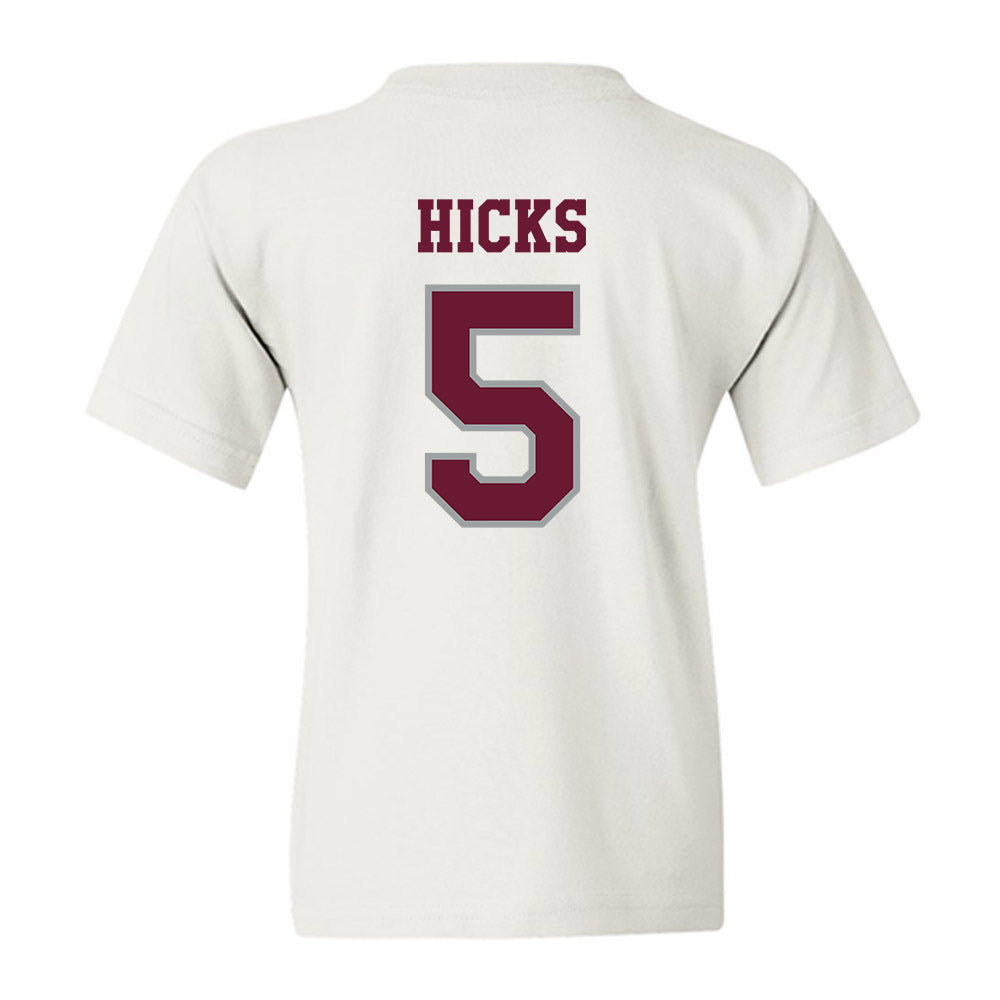 Texas A&M - NCAA Football : DJ Hicks - Classic Shersey Youth T-Shirt-1