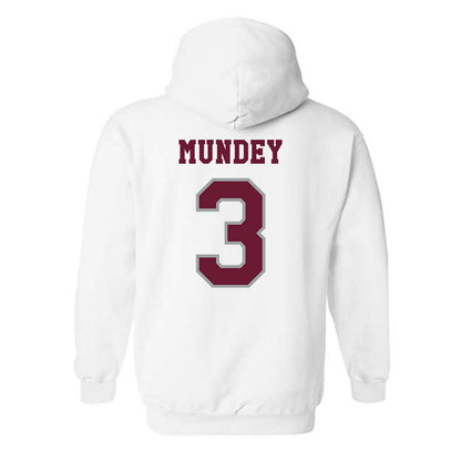 Texas A&M - NCAA Men's Basketball : Neiko Mundey - Classic Shersey Hooded Sweatshirt-1