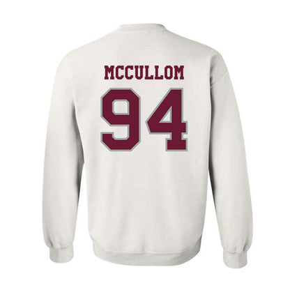 Texas A&M - NCAA Football : Angelo McCullom - Classic Shersey Crewneck Sweatshirt-1
