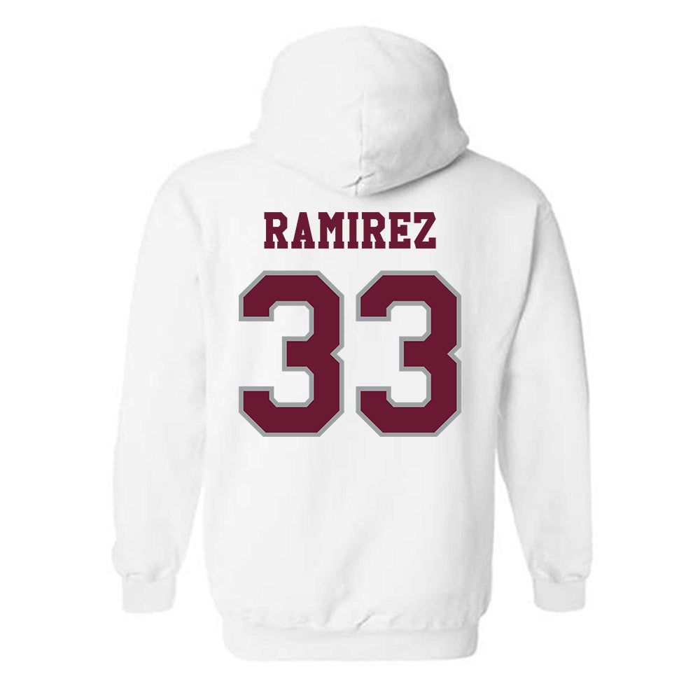 Texas A&M - NCAA Baseball : David Ramirez - Classic Shersey Hooded Sweatshirt-1
