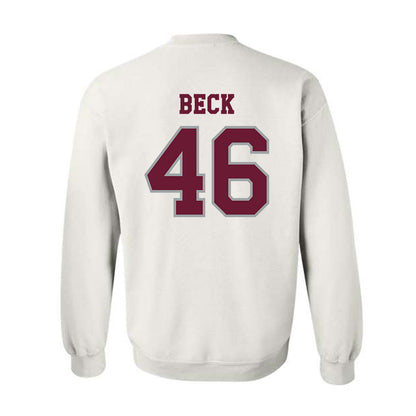 Texas A&M - NCAA Football : Qui Beck - Classic Shersey Crewneck Sweatshirt-1
