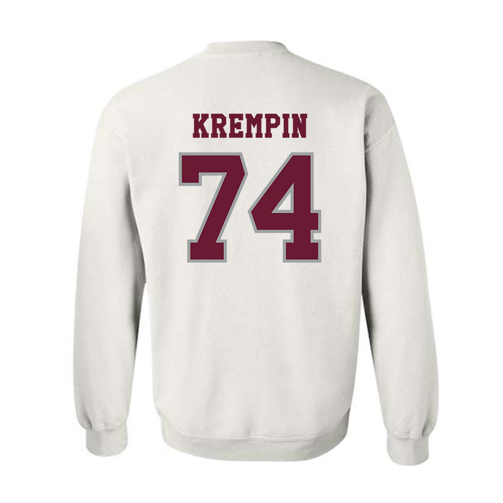 Texas A&M - NCAA Football : Zaden Krempin - Classic Shersey Crewneck Sweatshirt-1