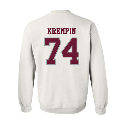 Texas A&M - NCAA Football : Zaden Krempin - Classic Shersey Crewneck Sweatshirt-1